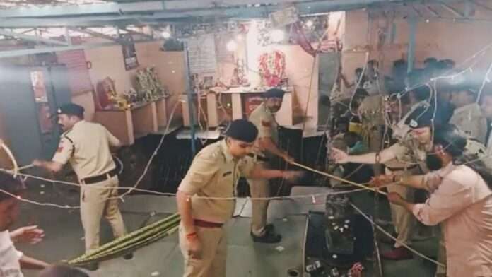 इंदौर मंदिर एक्सीडेंड